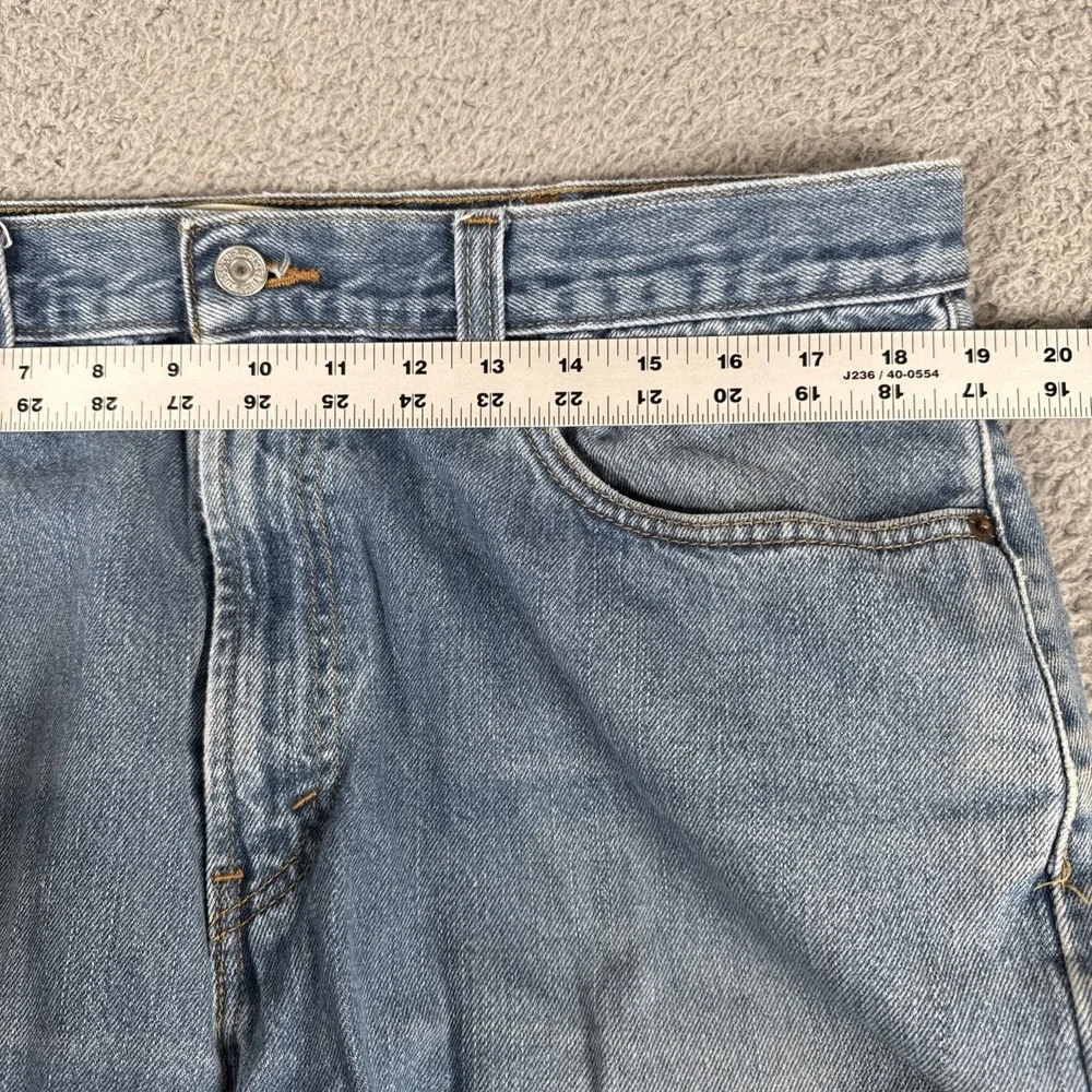 Levis 505 Jeans Mens 38x30 Regular‎ Straight VTG y2k Paint Distress